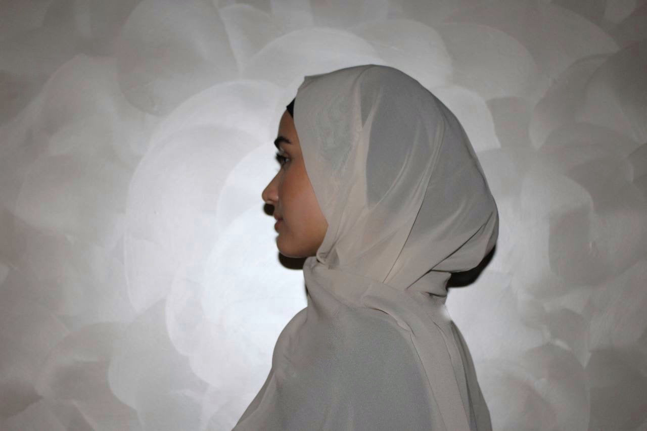 Everyday Chiffon Hijab - Greyish beige