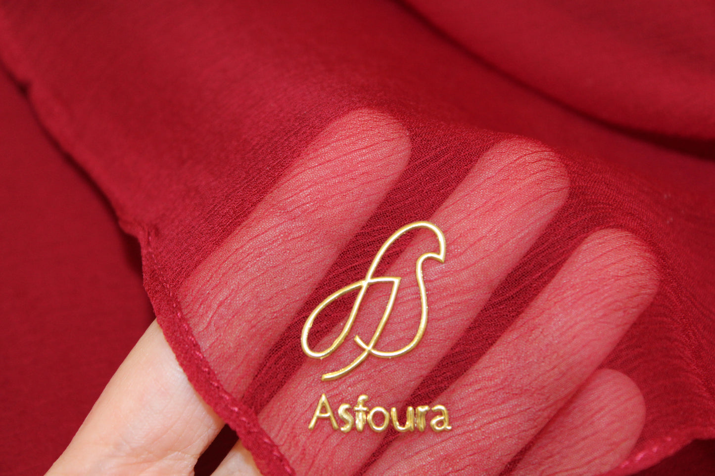 Foulard Silk Crippon - Burgundy