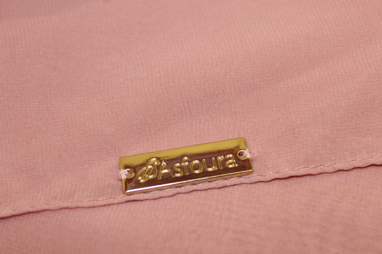 Foulard Double Chiffon - Off Rose