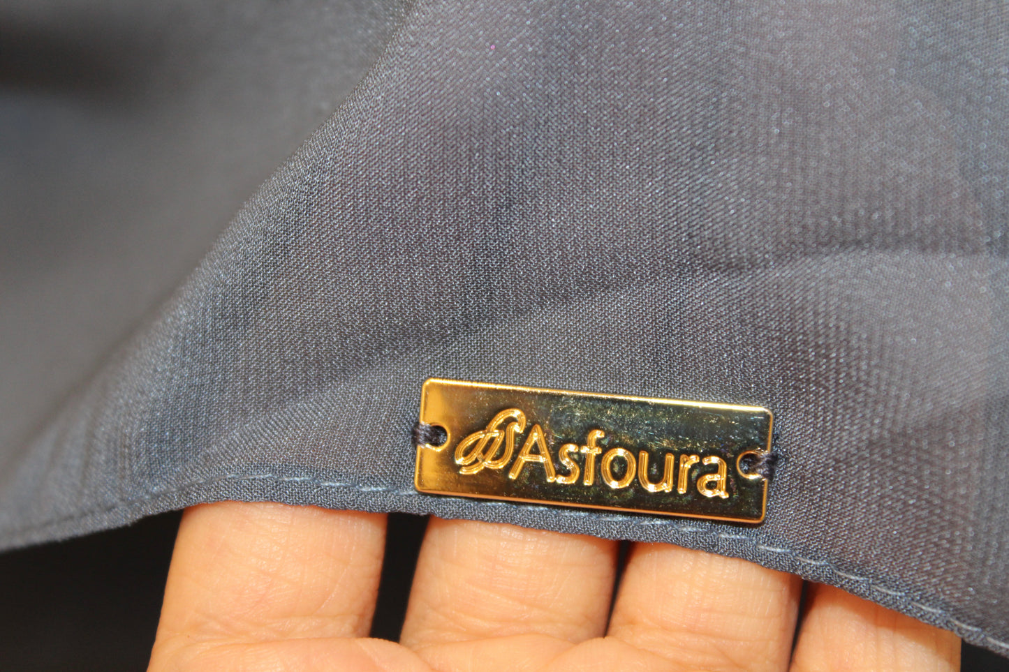 Foulard Double Chiffon - Navy Blue