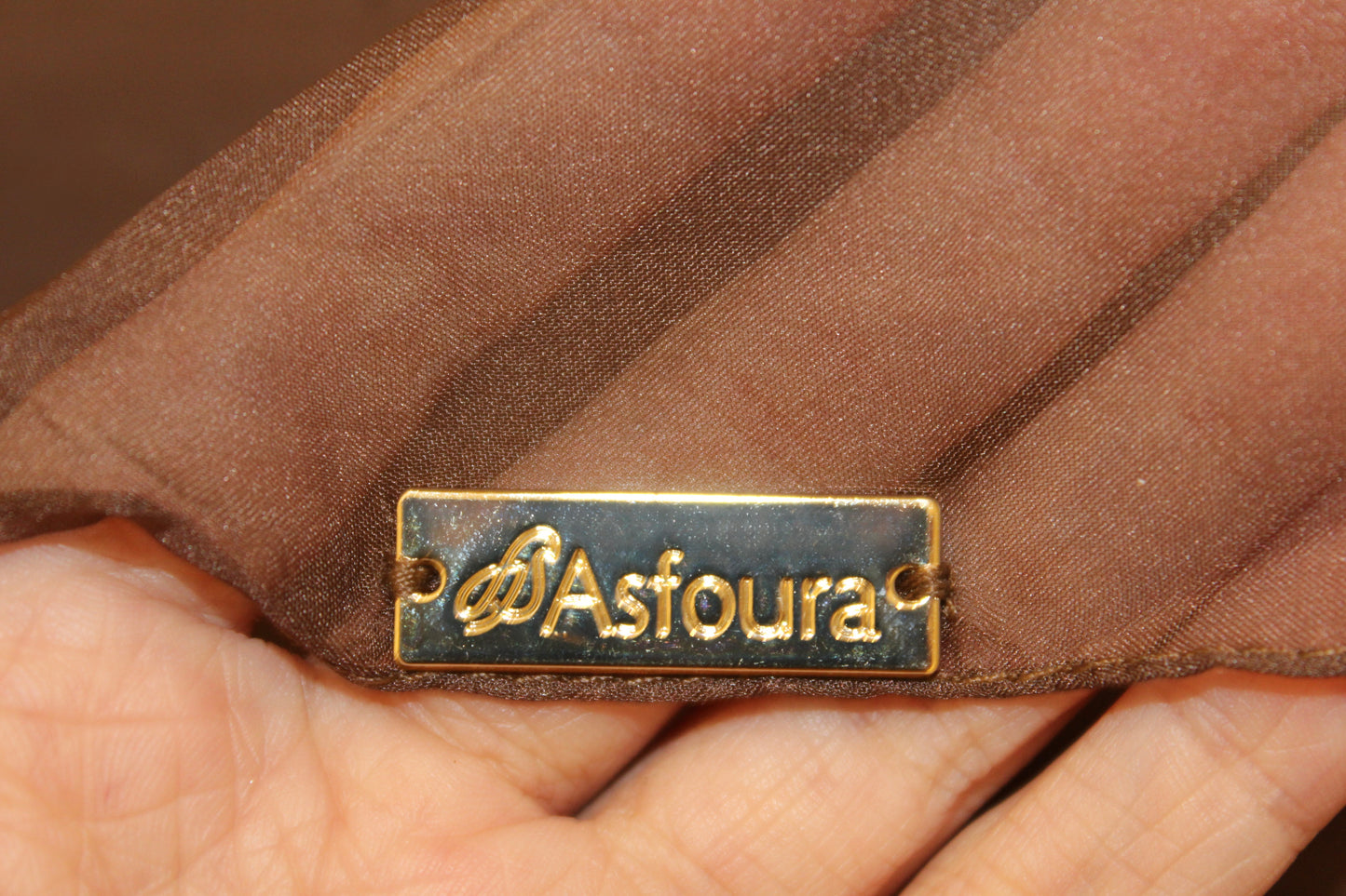 Foulard chiffon - Brown