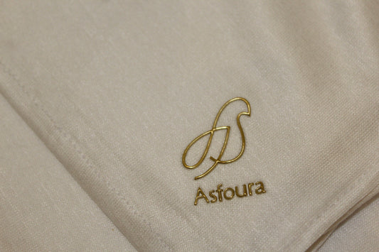 Mandel Cotton Kuwait - White