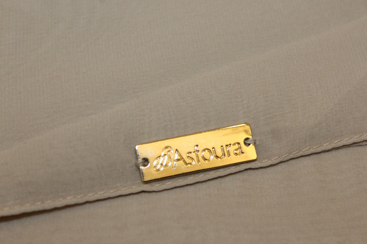 Foulard Double Chiffon -Silver