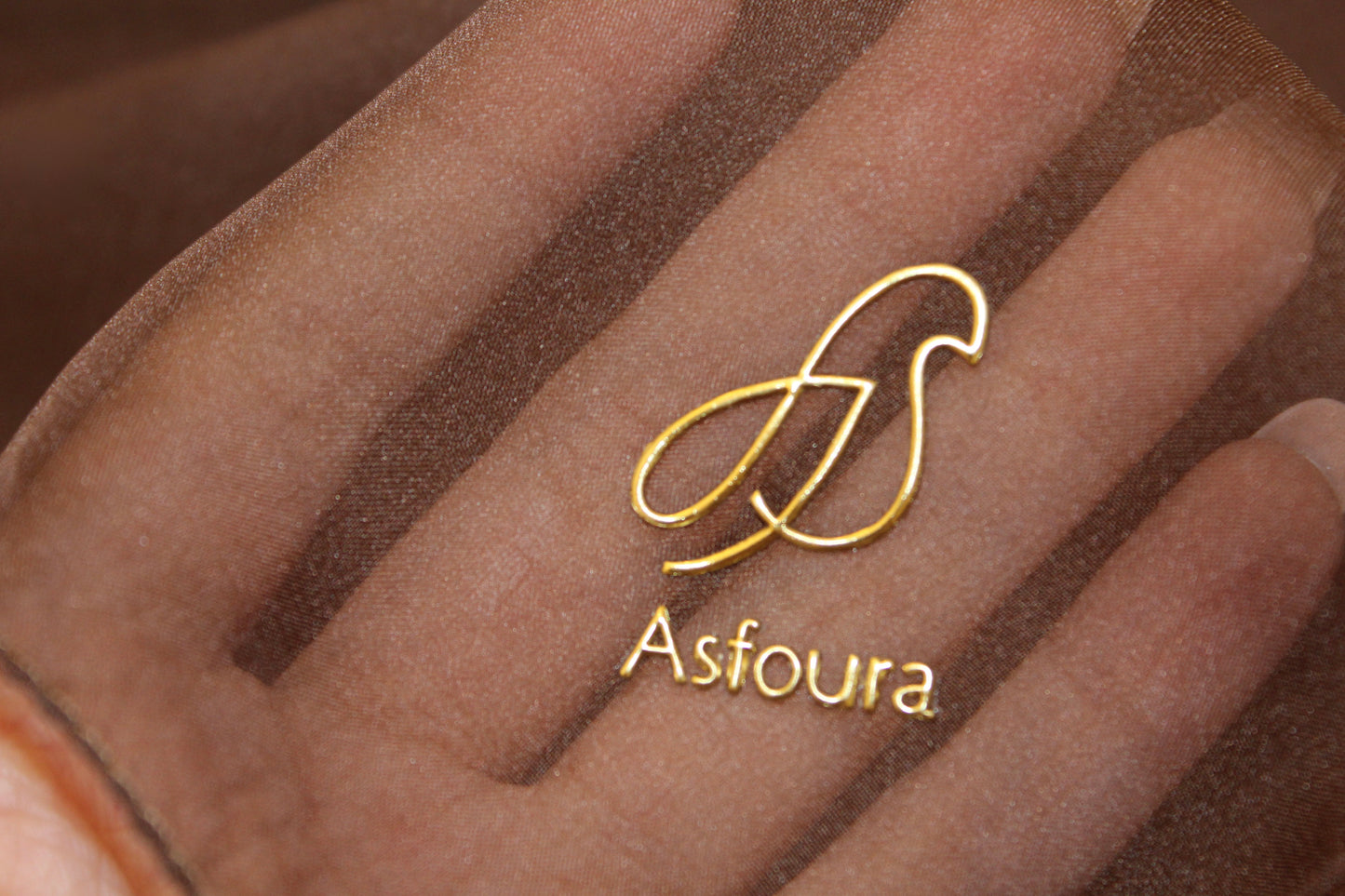 Foulard chiffon - Brown