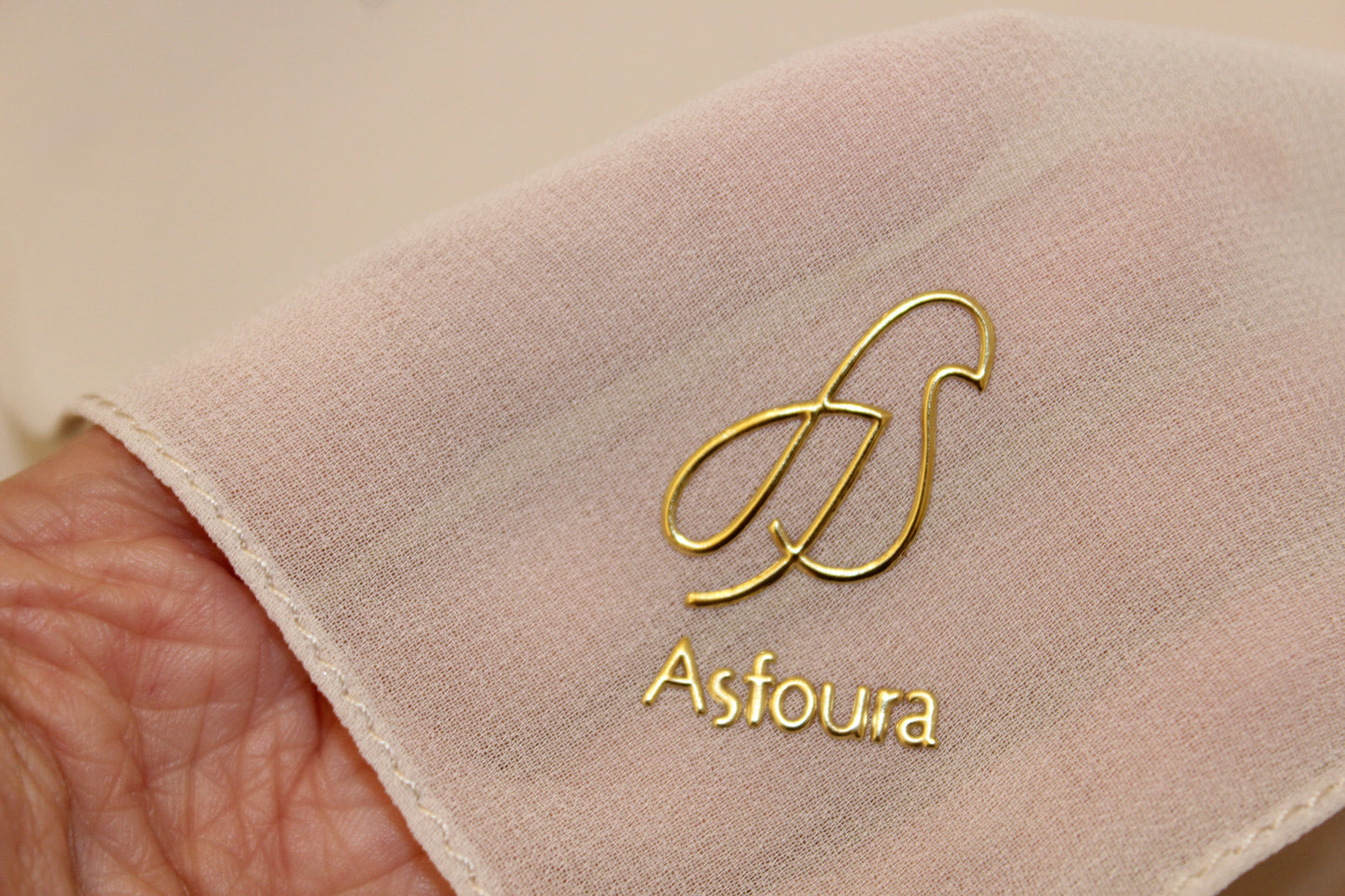 Foulard Crepe - Beige