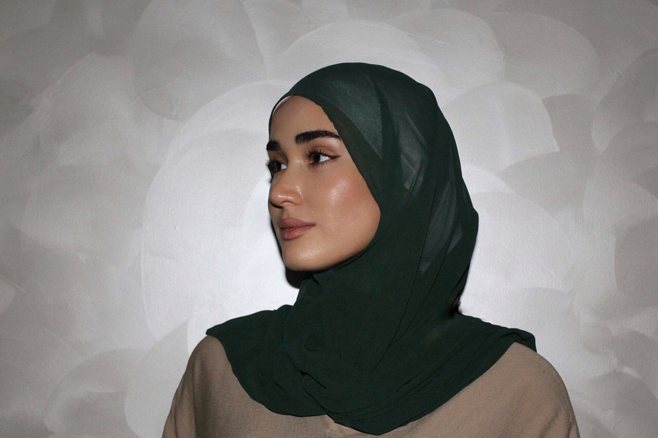 Everyday Chiffon Hijab - Army