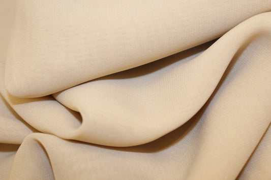 Foulard Double Chiffon - Beige
