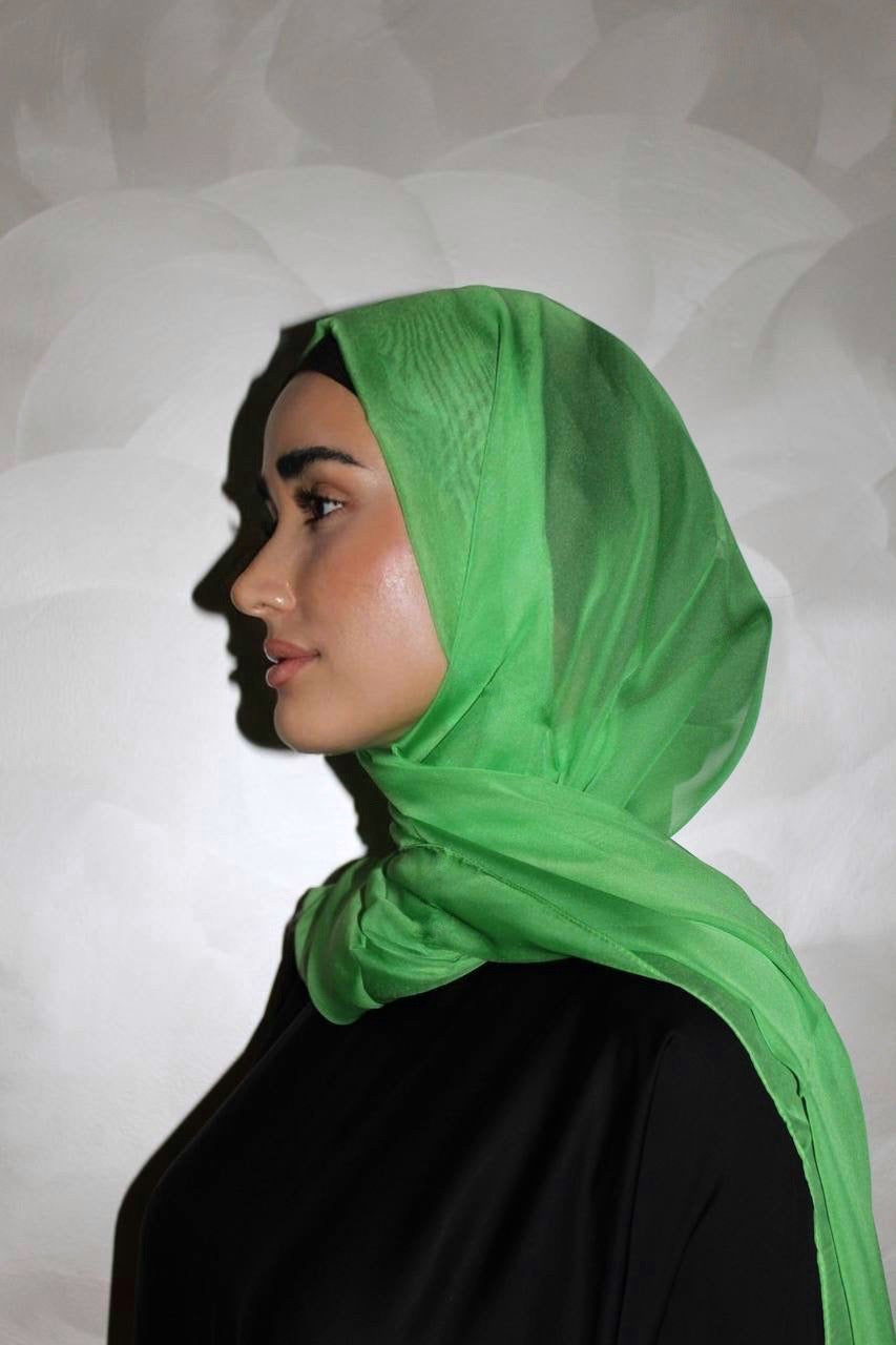 Everyday Silky Chiffon Hijab - Emerald