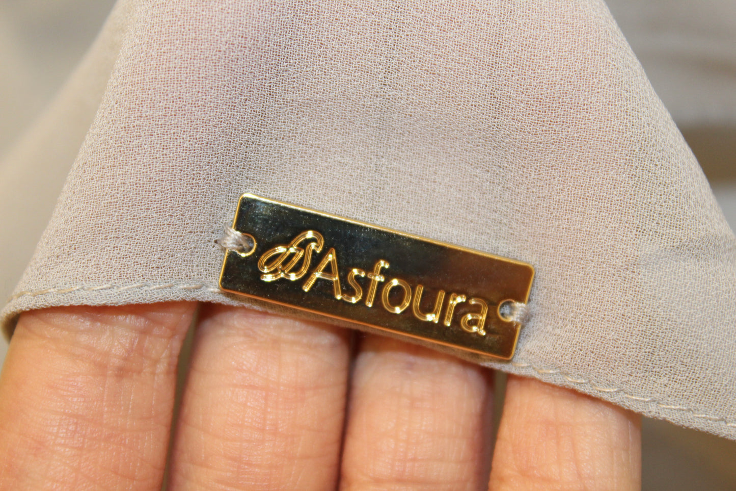 Foulard Double Chiffon - Grey