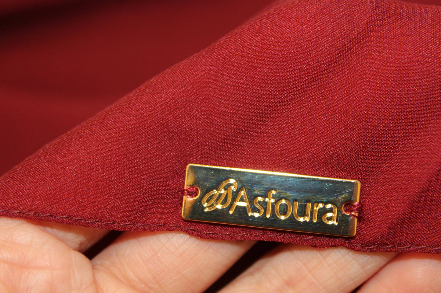 Foulard Crepe - Burgundy