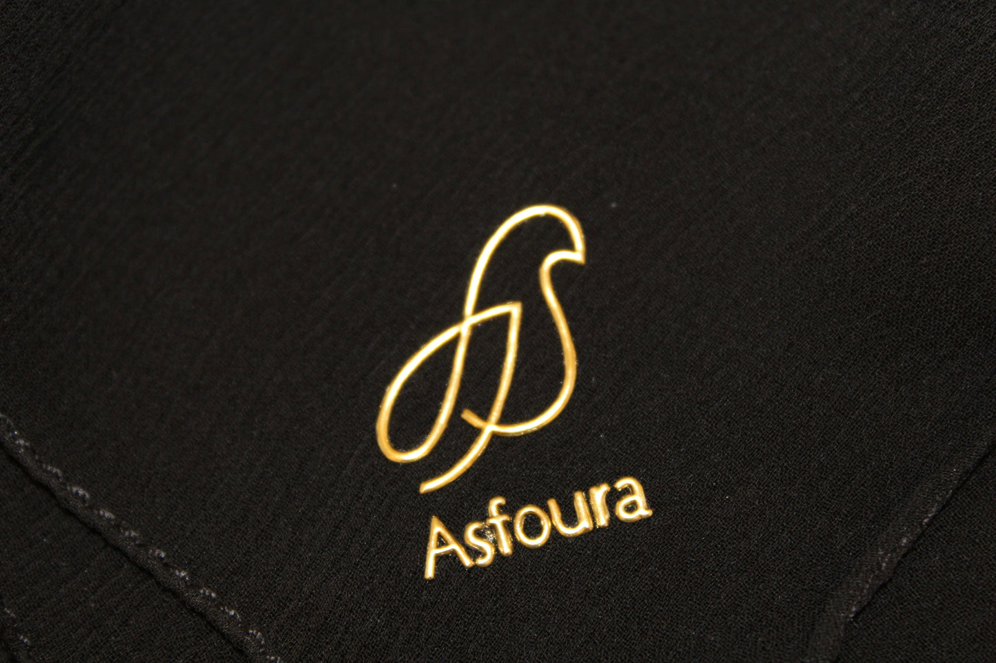 Foulard Silk Crippon - Black