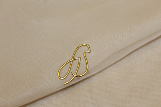 Foulard Chiffon - Light Beige