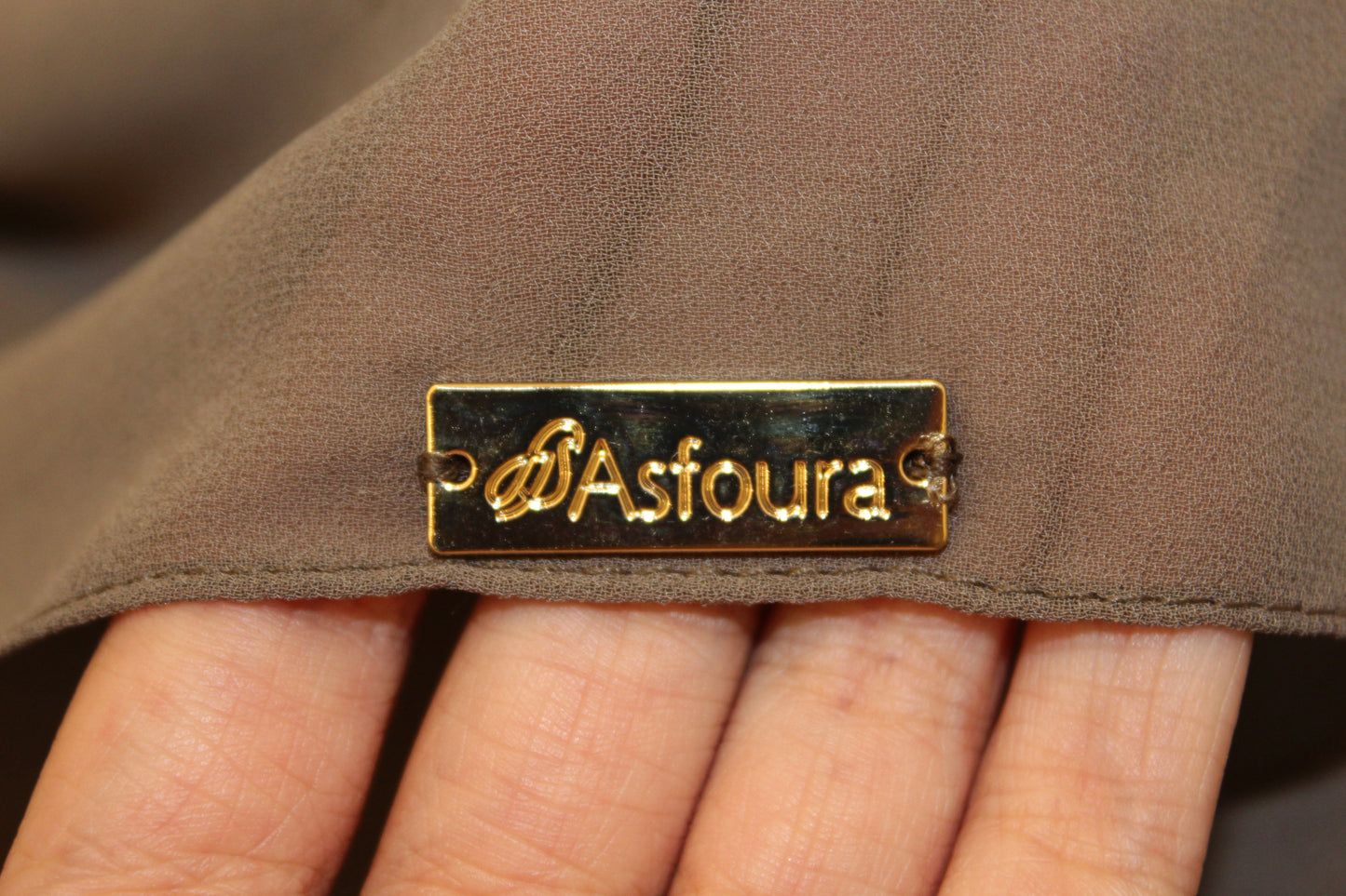 Foulard Crepe - Dark Khaki