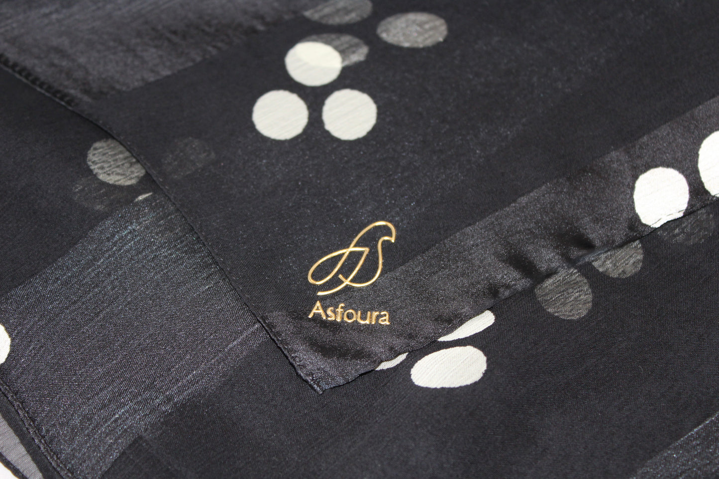 Foulard Ribbed Satin Printed