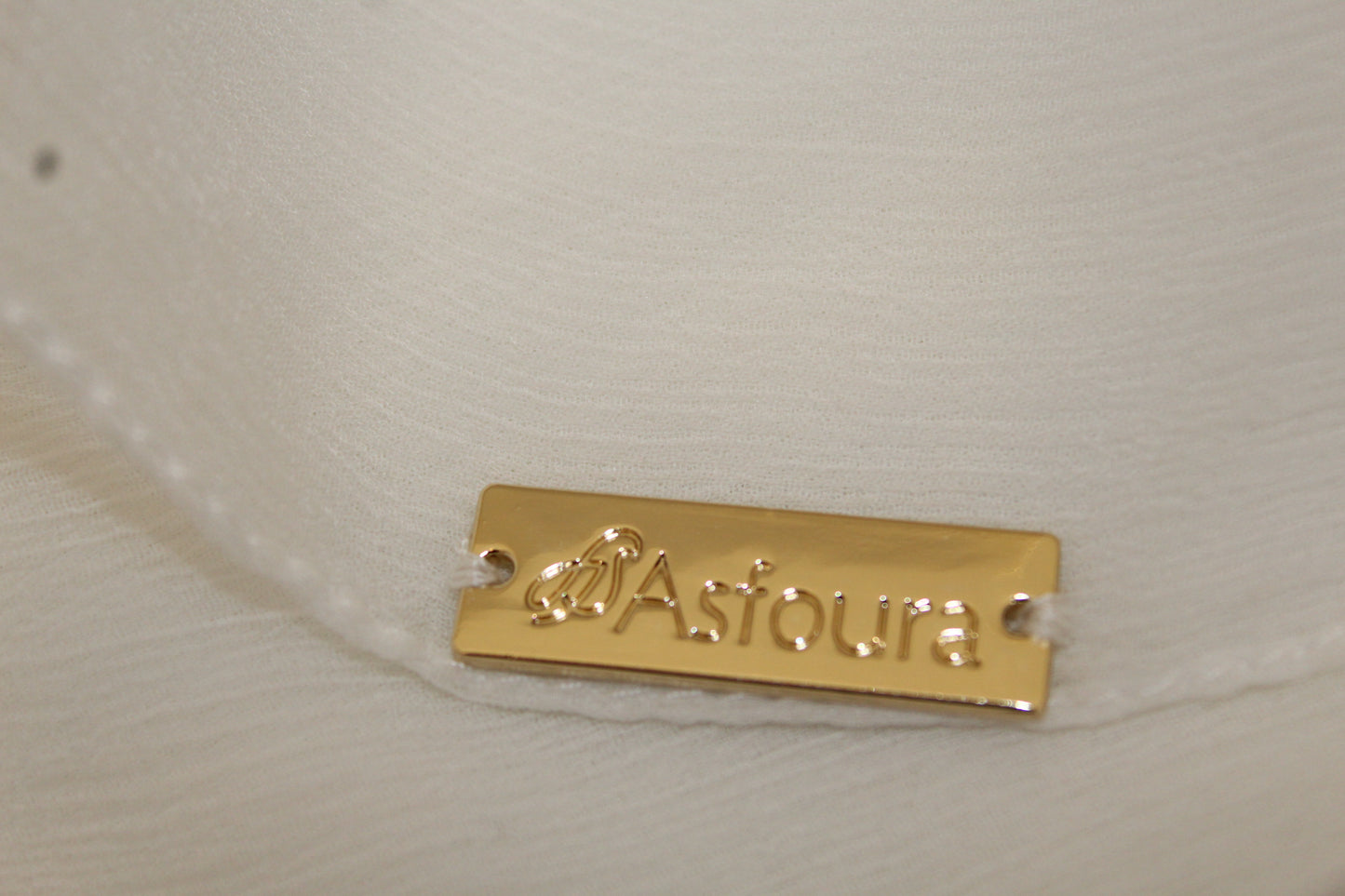 Foulard Silk Crippon - White