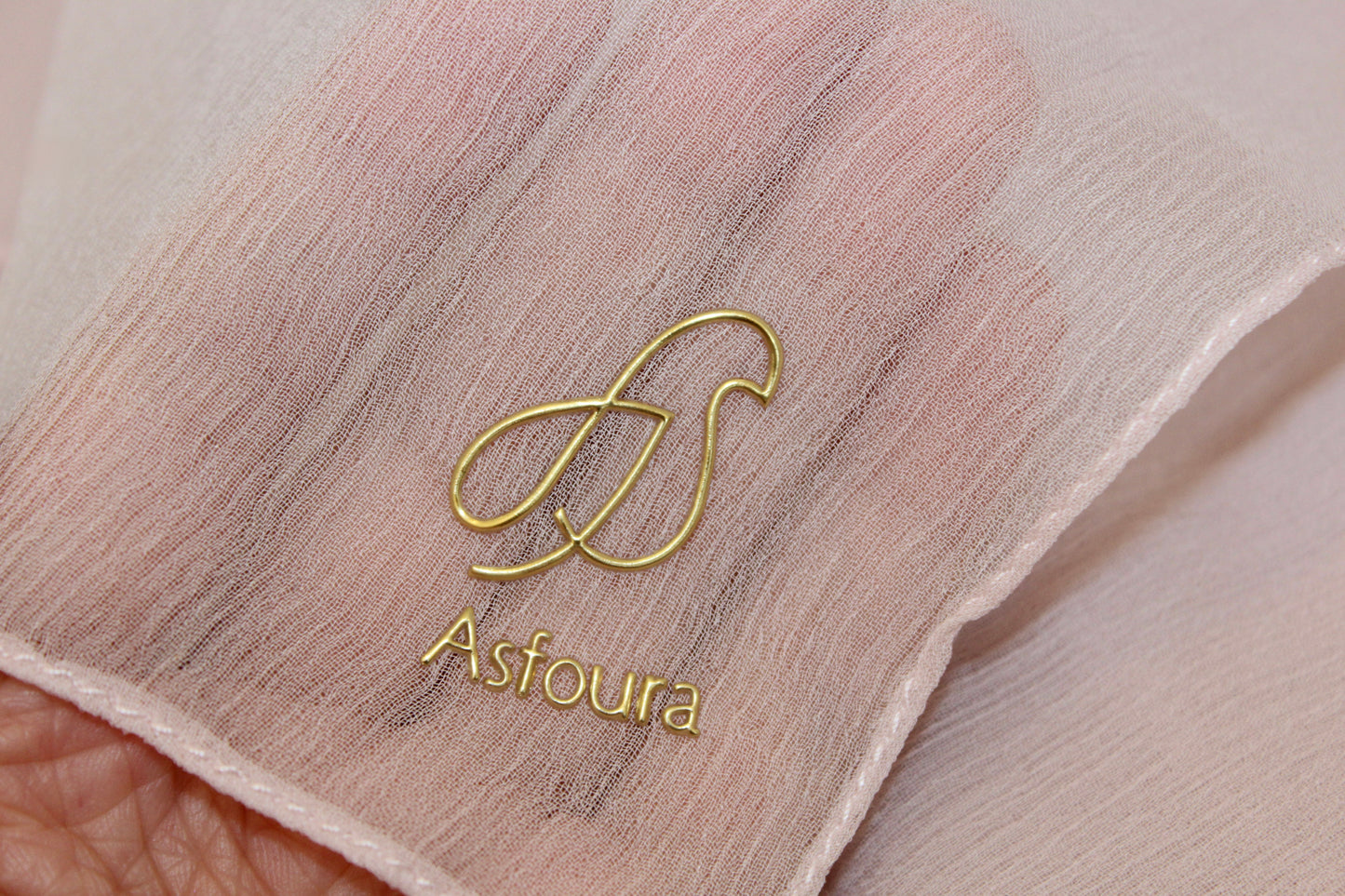 Foulard Silk Crippon - Light Pink