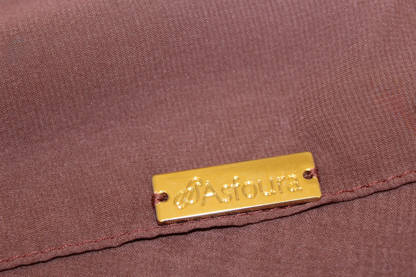 Foulard Double Chiffon - Brown