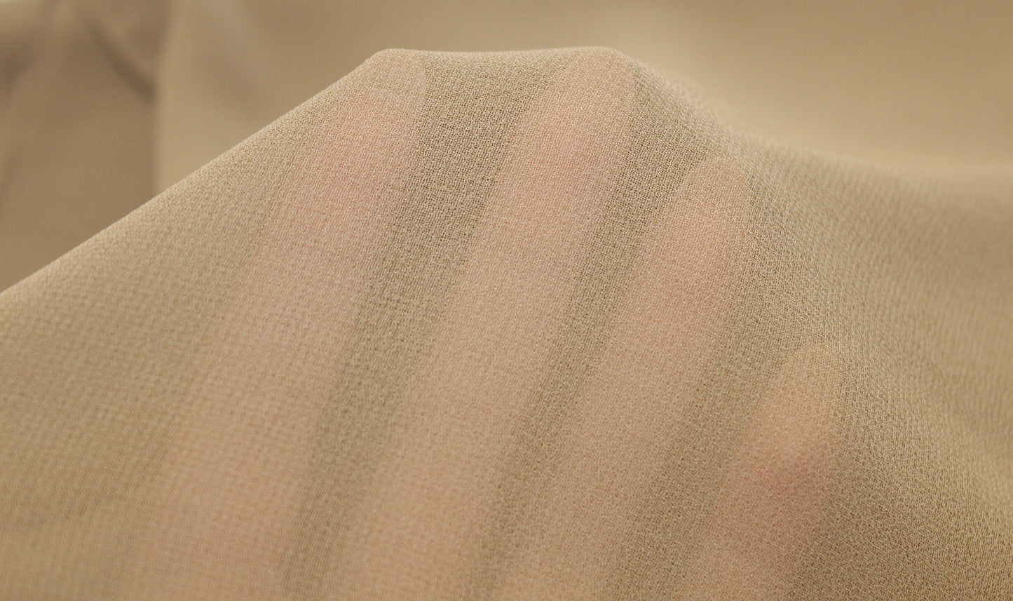 Foulard Double Chiffon - Light Brown