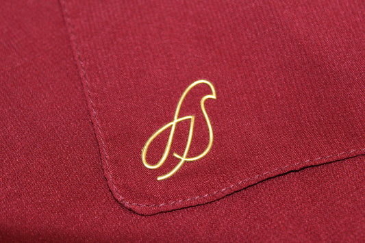 Foulard Crepe - Burgundy