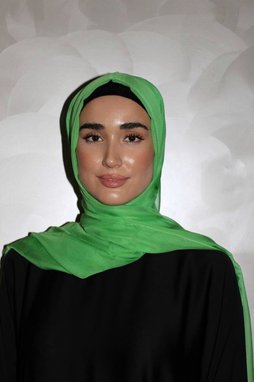 Everyday Silky Chiffon Hijab - Emerald
