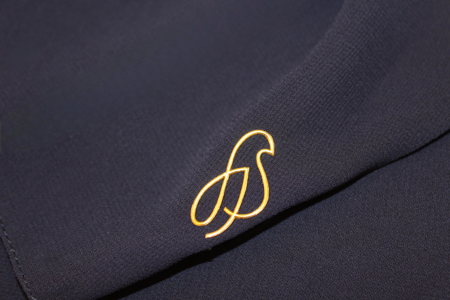 Foulard Crepe - Dark Navy Blue