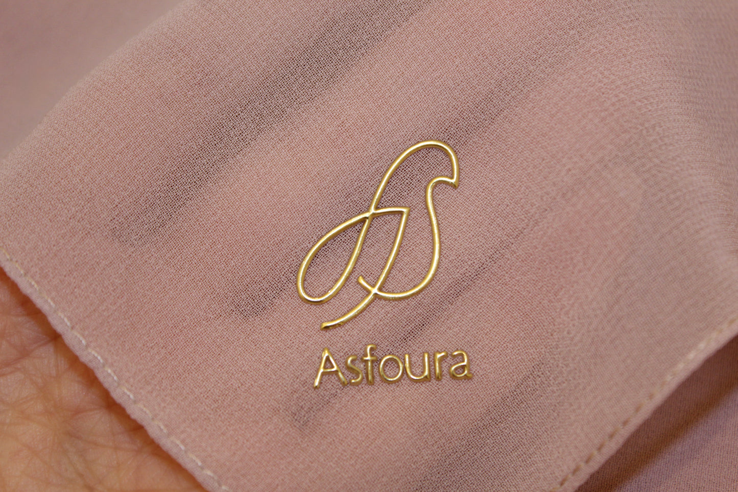 Foulard crepe - Pink