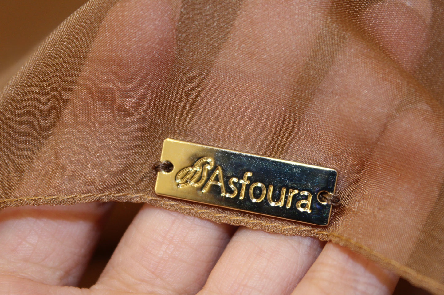 Foulard Chiffon - Dark Copper