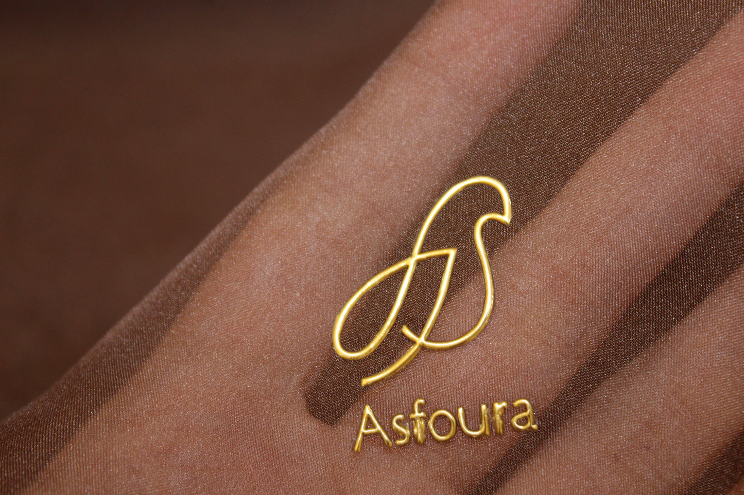 Foulard chiffon - Brown