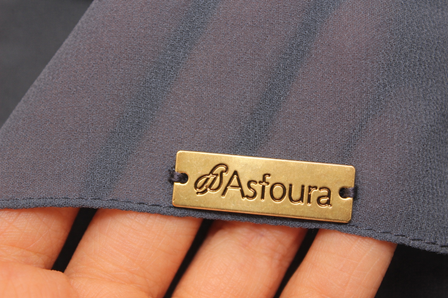 Foulard Crepe - Navy Blue